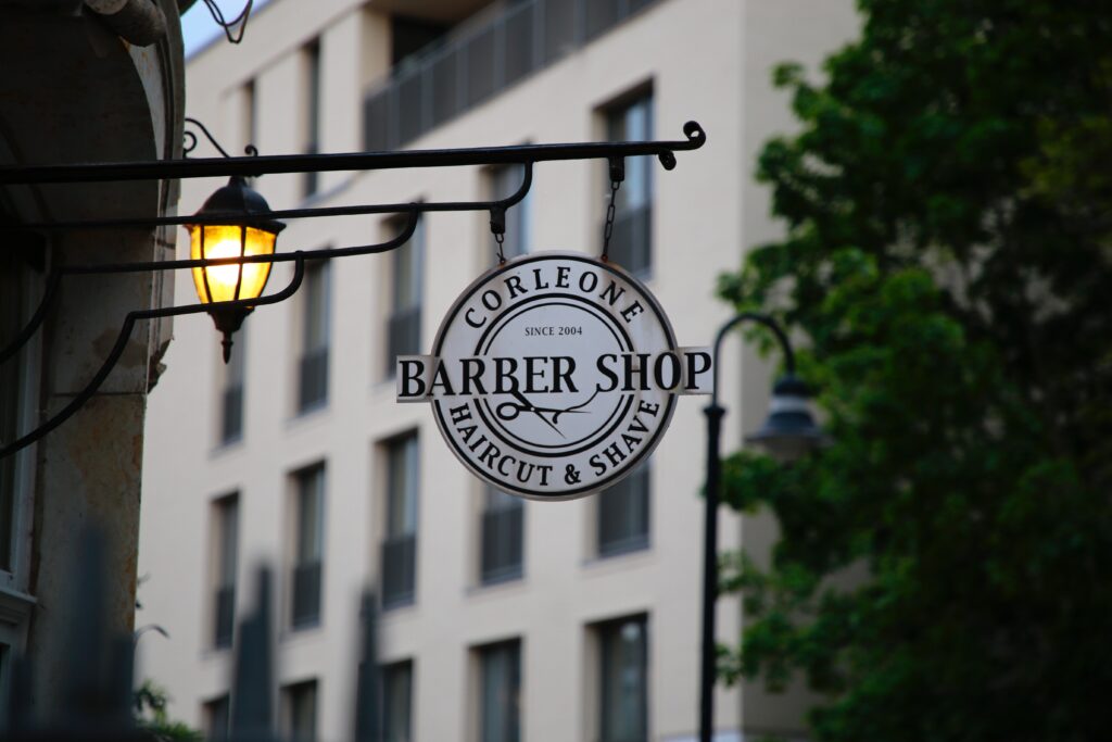 Ein Barbershop Logo