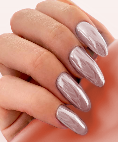 Frühjahr 2024-Chrome Nails